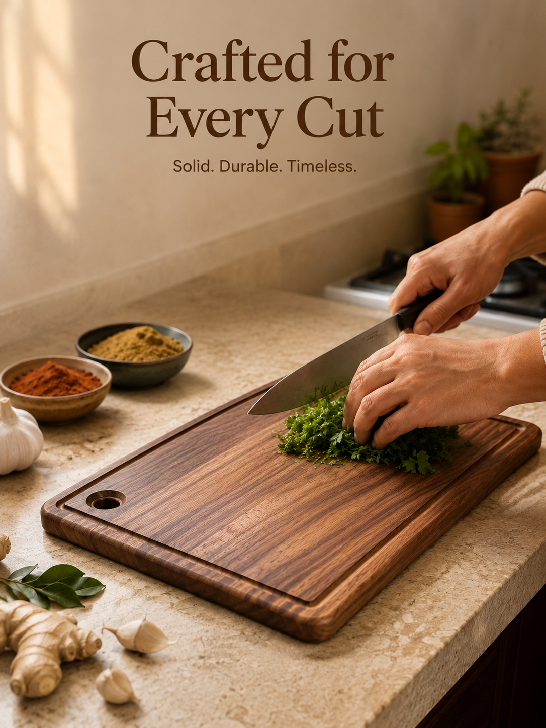 Premium Waga Wood Cutting Boards 35L x 22W x 2.5Th cm