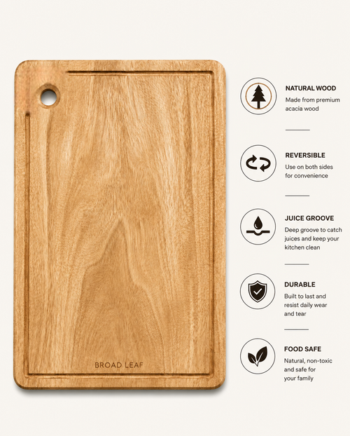 Premium Mahogany Wood Cutting Boards35L x 22W x 2.5Th cm